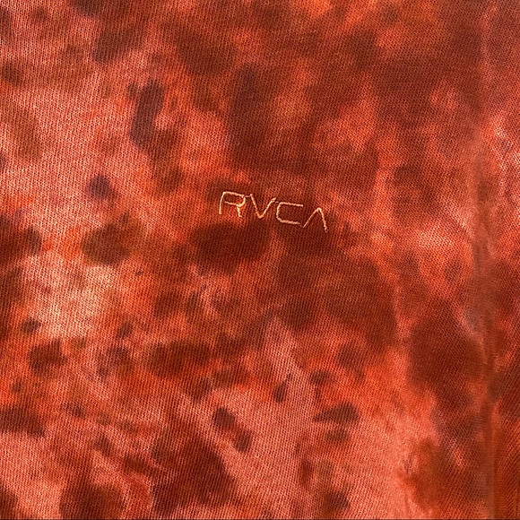 Tie-Dyed RVCA Oversized T-Shirt - Picture 4 of 14